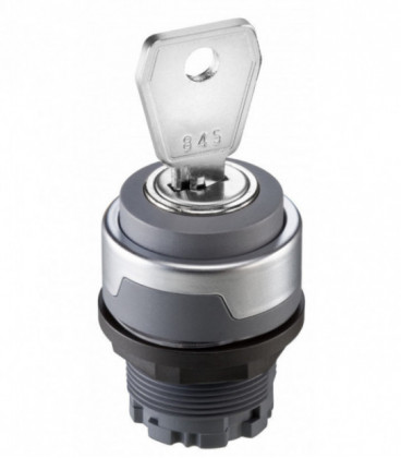 Selector de llave RMCSSA.., formato Saliente, IP65, taladro Ø 22, Serie RONDEX-M