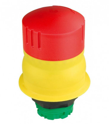 Seta de emergencia QRUVP, formato Saliente, IP69K, taladro Ø 22, Serie E STOP