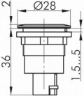 Conector RJ45 RRJVA_RJ45_STB para conectores frontales, SCHLEGE, Serie RONTRON-R-JUWEL
