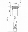 Industria 4.0 RRJ_WLU_01, formato rasante, taladro Ø 22, Serie RONTRON-R-JUWEL