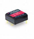Convertidor DC DC para PCB 20W, Uin 9-75Vdc, Uout 3.3, 5, 12, 15,24, ±5, ±12, ±15Vdc, TRACO POWER