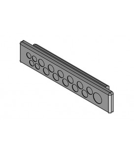 Pasamuros para cables no conectorizados, IP64, 16 cables, serie KEL-DP-E, color gris, ICOTEK