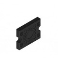 Pasamuros para cables no conectorizados, IP66, 13 cables, serie KEL-DPZ-B, color negro, ICOTEK