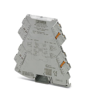 Convertidor analógico, Cin 0-20mA|4-20mA, Cout 0-20mA|4-20mA, serie MINI ANALOG PRO, Phoenix Contact