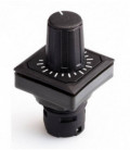Mando para potenciómetro OKJR, rasante, IP65, taladro 23,1x23,1, Serie OKTRON JUWEL