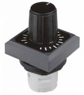 Mando para potenciómetro OKRM, formato Saliente, IP65, taladro Ø 16, Serie OKTRON