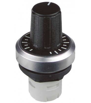 Mando para potenciómetro RKRM, formato Saliente, IP65, taladro Ø 16, Serie OKTRON-R