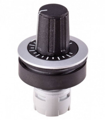 Mando para potenciómetro RRJR, formato rasante, IP65, taladro Ø 22, Serie RONTRON-R-JUWEL