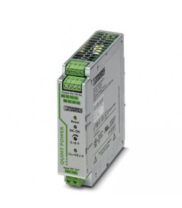 Convertidor DC DC carril DIN 96W, Uin 18-32Vdc, Uout 12Vdc, PHOENIX CONTACT