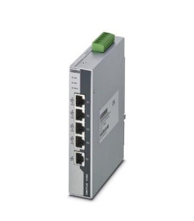 Switch POE no gestionable con 4 puertos PoE RJ45 10/100/1000 Mbit/s y 1 RJ45 10/100/1000 Mbit/s. PHOENIX CONTACT