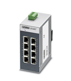 Switch NO gestionable 8 puertos RJ45, 10/100 Mbit/s, serie SFNB, PHOENIX CONTACT