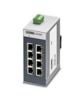 Switch NO gestionable 8 puertos RJ45, 10/100 Mbit/s, serie SFNB, PHOENIX CONTACT