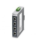 Switch NO gestionable 4 puertos RJ45, 10/100 Mbit/s - 1 interface F.O. tipo SC, serie SFNT, PHOENIX CONTACT