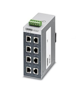 Switch NO gestionable 8 puertos RJ45, 10/100 Mbit/s, serie SFNT, PHOENIX CONTACT