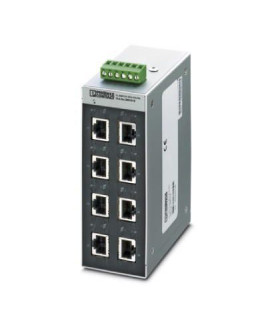 Switch NO gestionable 8 puertos RJ45, 10/100 Mbit/s, serie SFN, PHOENIX CONTACT