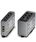 Switch NO gestionable 7 puertos RJ45, 10/100 Mbit/s - 1 interface F.O. tipo ST, serie SFN, PHOENIX CONTACT