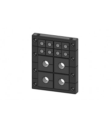 Pasamuros para cables conectorizados, IP54, 12 insertos, serie KEL-2MT, ICOTEK