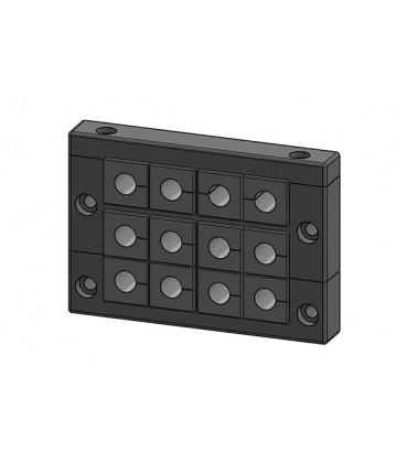 Pasamuros para cables conectorizados, IP54, 12 insertos, serie KEL-E, ICOTEK