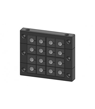 Pasamuros para cables conectorizados, IP54, 16 insertos, serie KEL-MT, ICOTEK