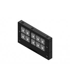 Pasamuros para cables conectorizados, IP54, 10 insertos, serie KEL-E, ICOTEK