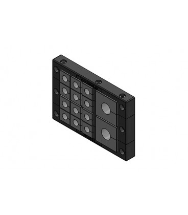 Pasamuros para cables conectorizados, IP54, 14 insertos, serie KEL-MT, ICOTEK