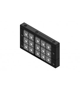Pasamuros para cables conectorizados, IP54, 15 insertos, serie KEL-E, ICOTEK