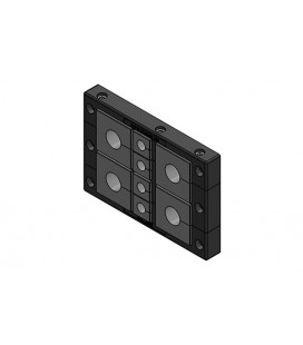 Pasamuros para cables conectorizados, IP54, 8 insertos, serie KEL-MT, ICOTEK