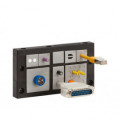 Pasamuros para cables conectorizados, IP54, 9 insertos, serie KEL-E, ICOTEK