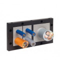 Pasamuros para cables conectorizados, IP54, 2 insertos, serie KEL 183, ICOTEK