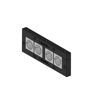 Pasamuros para cables conectorizados, IP54, 4 insertos, serie KEL 183, ICOTEK