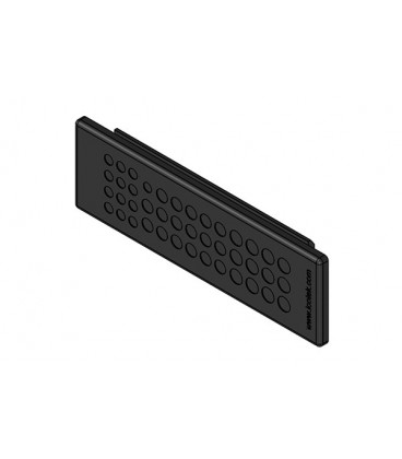 Pasamuros para cables no conectorizados, IP64, para 42 cables, color gris, serie KEL-DP, ICOTEK