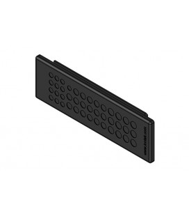 Pasamuros para cables no conectorizados, IP64, 42 cables, serie KEL-DP, color negro, ICOTEK