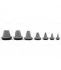 Cono pasacables, montaje en rosca taladro M25, IP68/IP66, cables 3-12mm, color black, serie KEL-DPF, ICOTEK