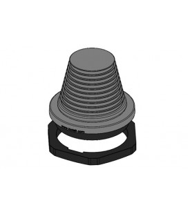 Cono pasacables, montaje en rosca taladro M85, IP68/IP66, cables 48-70mm, color gris, serie KEL-DPF, ICOTEK