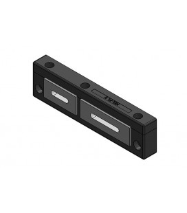 Pasamuros para cables planos, IP54, 2 insertos, serie KEL-FL, ICOTEK