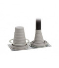 Cono pasacables para cables de gran diámetro, IP66, rango cables 75-115mm, serie KEL-ULTRA FLEX, ICOTEK