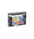 Pasamuros para cables conectorizados, IP54, 6 insertos, serie KEL-QUICK, ICOTEK