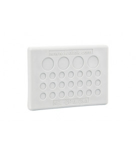 Pasamuros para cables no conectorizados, IP64, para 14 cables, color gris, serie KEL-DP, ICOTEK