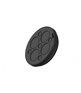 Pasamuros para cables no conectorizados, IP65, 9 cables, serie KEL-DP Circular, color gris, ICOTEK