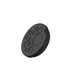 Pasamuros para cables no conectorizados, IP65, 11 cables, serie KEL-DP Circular, color gris, ICOTEK