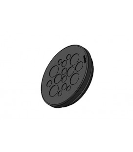 Pasamuros para cables no conectorizados, IP65, 16 cables, serie KEL-DP Circular, color gris, ICOTEK