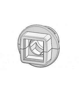 Prensaestopas partido para cables con conector, montaje en rosca M25, IP54, serie QVT-Click, ICOTEK