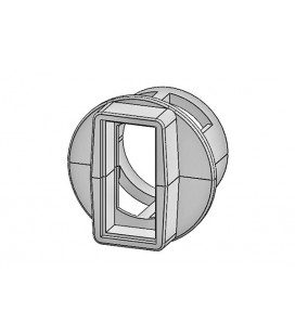 Prensaestopas partido para cables con conector, montaje en rosca M40.5, IP54, serie QVT-Click, ICOTEK