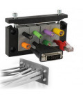 Barreras de fuego para paso de cables conectorizados de la serie KEL-ER-BS, IP54, para 8 insertos, ICOTEK