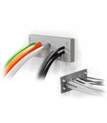 Barreras de fuego para paso de cables no conectorizados de la serie KEL-DPU-BS, IP54, para 32 cables, ICOTEK