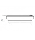 Pasamuros para cables no conectorizados, IP65, para 13 cables, color gris, serie KEL-DP, ICOTEK