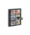 Pasamuros para cables conectorizados, IP54, 12 insertos, serie KEL-2MT, tornillos inox , ICOTEK