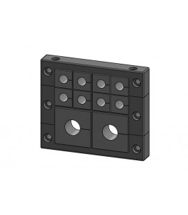 Pasamuros para cables conectorizados, IP54, 10 insertos, serie KEL-MT, tornillos inox , ICOTEK