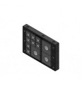 Pasamuros para cables conectorizados, IP54, 11 insertos, serie KEL-MT, tornillos inox , ICOTEK