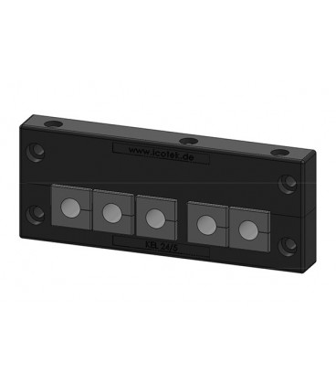 Pasamuros para cables conectorizados, IP54, 5 insertos, serie KEL, tornillos inox , ICOTEK
